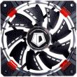 Ventilator ID-Cooling CF-12025-R 120mm Concentric Circular iluminare rosie