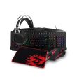 Kit gaming Redragon S112 Gaming Essentials 4 in 1 negru iluminare RGB
