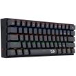 Tastatura gaming mecanica Redragon Lakshmi neagra iluminare Rainbow