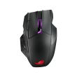 Mouse wireless si cu fir gaming ASUS ROG Spatha X negru