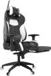 Scaun gaming Gamdias Achilles P1 L negru cu alb