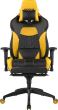 Scaun gaming Gamdias Achilles P1 L negru cu galben