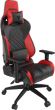 Scaun gaming Gamdias Achilles E1 L negru cu rosu