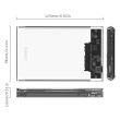 Rack HDD Orico 2139C3-G2 USB 3.1 Gen2 2.5” transparent