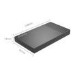Rack HDD Orico 2526C3 USB 3.1 GEN1 Type-C 2.5 inch negru