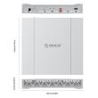 Rack HDD Orico 2529RC3 USB 3.1 2x 2.5” RAID argintiu