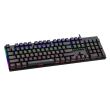 Tastatura gaming mecanica T-Dagger Naxos iluminare rainbow neagra