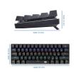 Tastatura gaming mecanica Redragon Jax neagra iluminare Rainbow