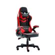 Scaun gaming Inaza Gritstone negru cu rosu