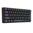 Tastatura gaming mecanica Redragon Dragonborn neagra iluminare RGB switch-uri rosii