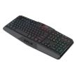 Tastatura gaming fara fir Redragon Harpe neagra iluminare RGB