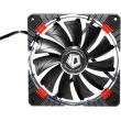 Ventilator ID-Cooling CF-14025-R 140mm Concentric Circular LED rosu