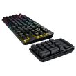 Tastatura mecanica gaming modulara cu sau fara fir ASUS ROG Claymore II ROG RX Red neagra iluminare RGB