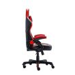 Scaun gaming Inaza Gritstone negru cu rosu