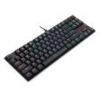 Tastatura gaming Redragon APS TKL neagra iluminare RGB switch-uri albastre