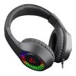 Casti gaming T-Dagger Caspian negre iluminare RGB