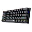 Tastatura gaming mecanica Redragon Jax neagra iluminare Rainbow