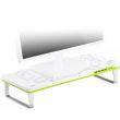 Stand monitor Deepcool M-Desk F1 alb cu verde