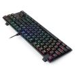 Tastatura gaming Redragon APS TKL neagra iluminare RGB switch-uri albastre