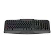 Tastatura gaming fara fir Redragon Harpe neagra iluminare RGB