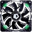 Ventilator ID-Cooling CF-12025-G 120mm Concentric Circular LED verde