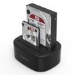 Docking station HDD Orico 6228US3-C USB 3.0 2 bay-uri 2.5/3.5” negru