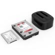Docking station HDD Orico 6228US3-C USB 3.0 2 bay-uri 2.5/3.5” negru