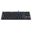 Tastatura gaming Redragon APS TKL neagra iluminare RGB switch-uri albastre