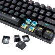 Tastatura gaming mecanica Redragon Jax neagra iluminare Rainbow