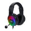 Casti gaming Redragon Pandora 2 negre iluminare RGB