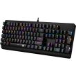 Tastatura gaming mecanica Redragon Sani neagra iluminare RGB