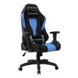 Scaun gaming Inaza Alvis negru cu albastru