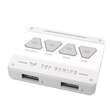 Set 3 ventilatoare ASUS TUF Gaming TF120 120mm albe iluminare aRGB