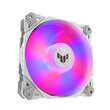 Set 3 ventilatoare ASUS TUF Gaming TF120 120mm albe iluminare aRGB