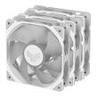 Set 3 ventilatoare Asus TUF Gaming TR120 aRGB 120mm albe
