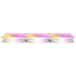 Set 3 ventilatoare Asus TUF Gaming TR120 aRGB 120mm albe