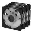 Set 3 ventilatoare Asus TUF Gaming TR120 aRGB Reverse 120mm negre