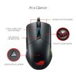 Mouse gaming ASUS ROG Pugio negru