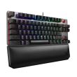 Tastatura gaming ASUS ROG Strix Scope TKL Deluxe Cherry MX Red argintie iluminare RGB