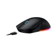 Mouse gaming wireless bluetooth si cu fir ASUS ROG Pugio II negru