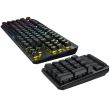 Tastatura mecanica gaming modulara cu sau fara fir ASUS ROG Claymore II PBT switch-uri RX Optical rosii neagra