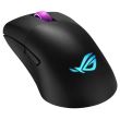 Mouse gaming wireless bluetooth si cu fir ASUS ROG Keris negru iluminare RGB