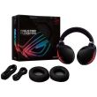 Casti gaming ASUS ROG Strix Fusion 300 iluminare rosie negre