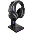 Stand casti ASUS ROG Throne iluminare RGB negru