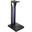 Stand casti ASUS ROG Throne Qi iluminare RGB negru