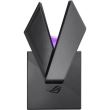Stand casti ASUS ROG Throne Qi iluminare RGB negru