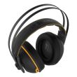 Casti gaming wireless ASUS TUF H7 negre cu galben