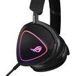 Casti gaming Bluetooth cu fir si wireless ASUS ROG Delta II negre iluminare aRGB