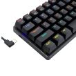 Tastatura gaming mecanica Redragon Jax neagra iluminare Rainbow