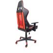 Scaun gaming Inaza Rocktooth negru cu rosu